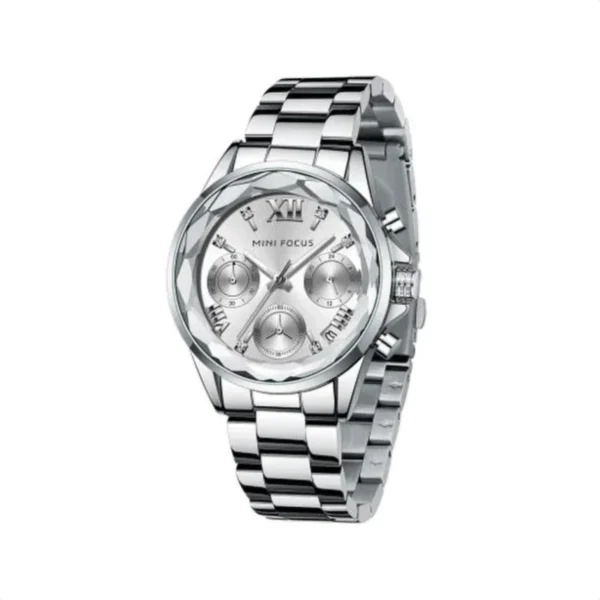 Montre Femme MINI FOCUS MF0466L Multifonction – Toute Argentée
