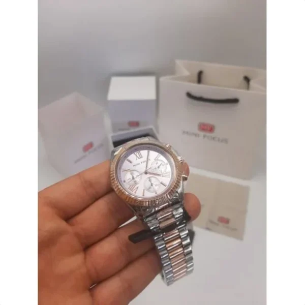 Montre Femme MINI FOCUS MF0498L – Or Rose, Cadran Blanc
