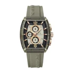 Montre Homme NAVIFORCE NF6101 Chronographe Tonneau – Bracelet Taupe, Accents Or Rose