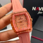 Montre Femme NAVIFORCE NF7124 Carrée – Rose