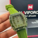 Montre Femme NAVIFORCE NF7124 Carrée – Verte