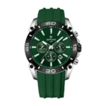 Montre Homme REWARD RD831105 Chronographe Sport – Cadran Vert, Silicone Vert