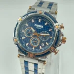 Montre Homme SKMEI Chronographe – Bicolore Argent et Bleu