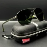 Lunettes de Soleil Polarisées Homme BARCUR BC8360 – Double Pont, Verres Verts